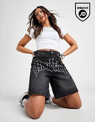 Hoodrich Totem Jorts Black- Dames Black