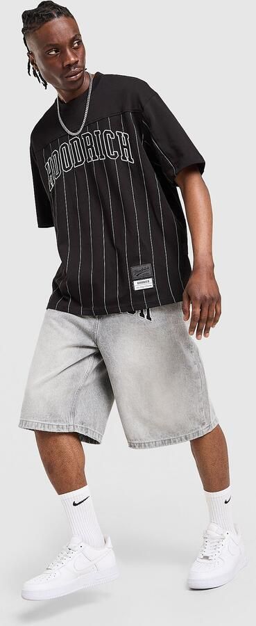 Hoodrich Varsity Acid Wash Jorts Grijs- Heren Grijs
