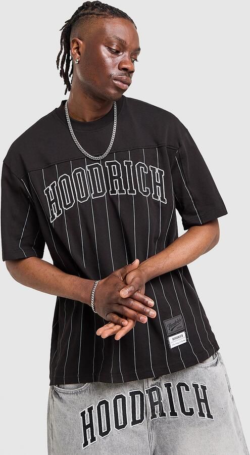 Hoodrich Varsity Stripe T-Shirt Zwart- Heren Zwart