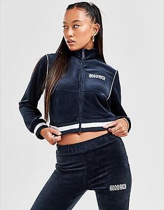 Hoodrich Velour Full Zip Hoodie Zwart- Dames Zwart - Foto 2