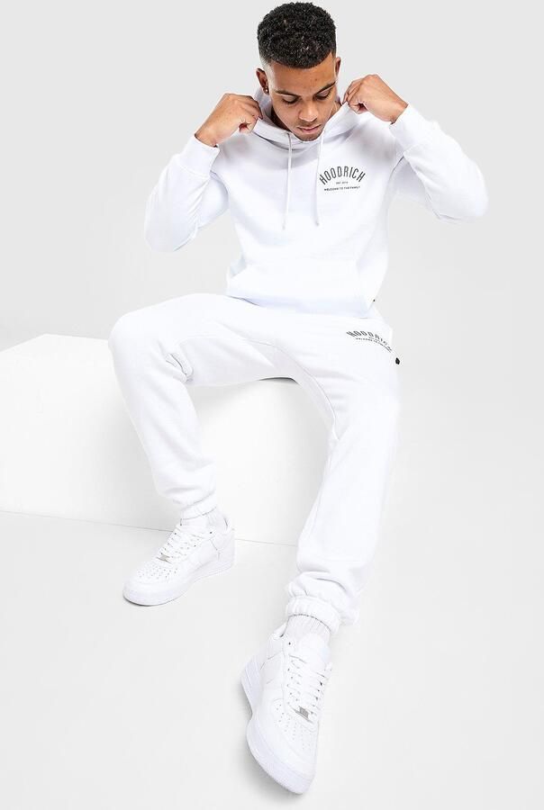 Hoodrich Volcano Tracksuit Wit- Heren Wit