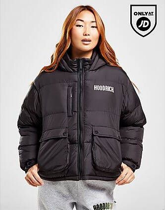 Hoodrich Puffer Jacket Black- Dames