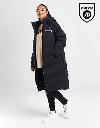 Hoodrich Sia Longline Jacket Black- Dames