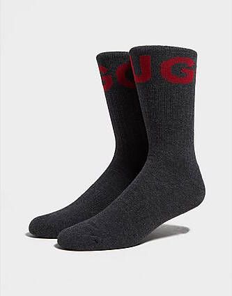 HUGO 2-Pack Rib Icon Socks Grey- Dames