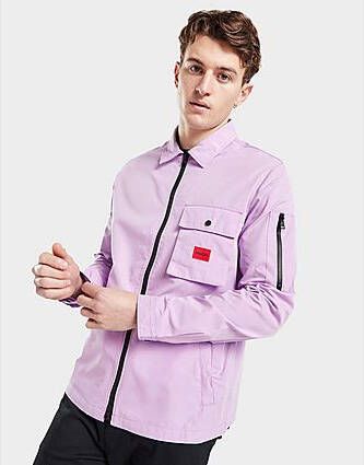 HUGO Emmond Overshirt Purple- Heren