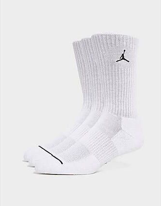 Jordan 3-Pack Everyday Crew Socks WHITE- Dames