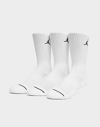 Jordan 3 Pack Crew Sokken WHITE- Dames