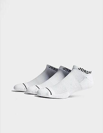 Jordan 3 Pack Dri-FIT No-Show Socks Multi-Colour White Wolf Grey- Dames