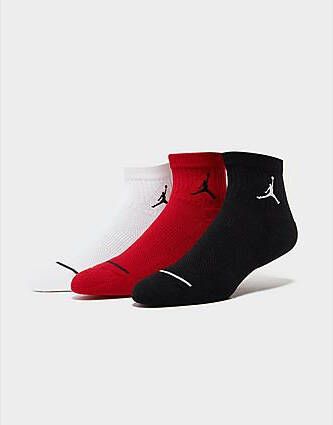 Jordan 3 Pack Drift Low Quarter Socks Black- Dames