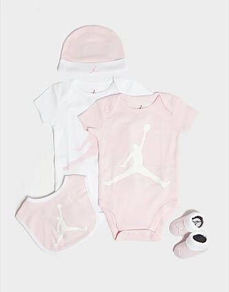 Jordan 5 Piece Bootie Set Infant Pink