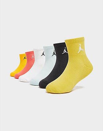 Jordan 6 Pack Ankle Socks Children Multi Kind