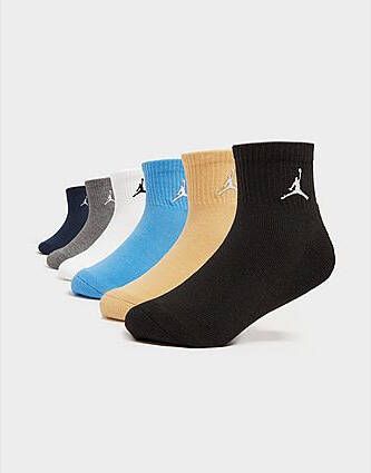 Jordan 6-Pack Ankle Socks Junior Black Kind