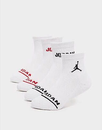 Jordan 6-Pack Ankle Socks Junior White Kind