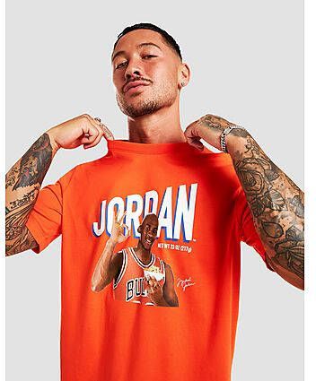 Jordan Flight MVP T-shirt met graphic voor heren Rush Orange Phantom- Heren