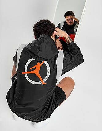 Jordan Flight MVP Woven Jacket Black Rush Orange Phantom Phantom- Heren