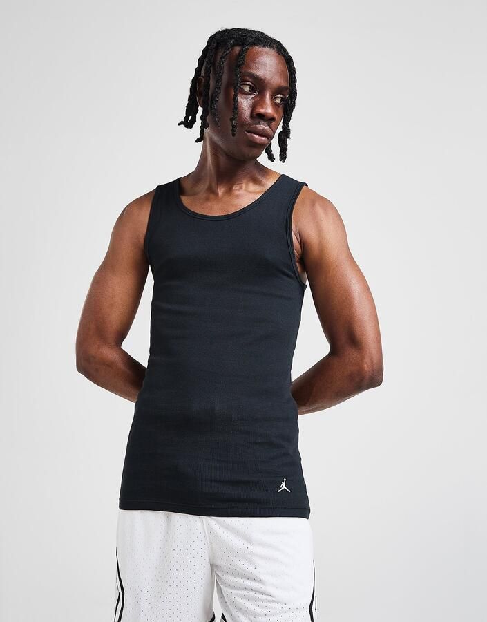 Jordan 2-Pack Flight Tank Top Zwart- Heren Zwart