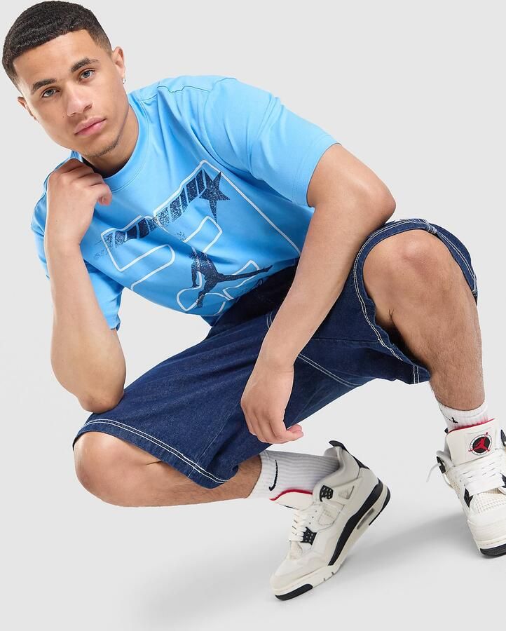 Jordan 23 Star T-Shirt Blauw- Heren Blauw