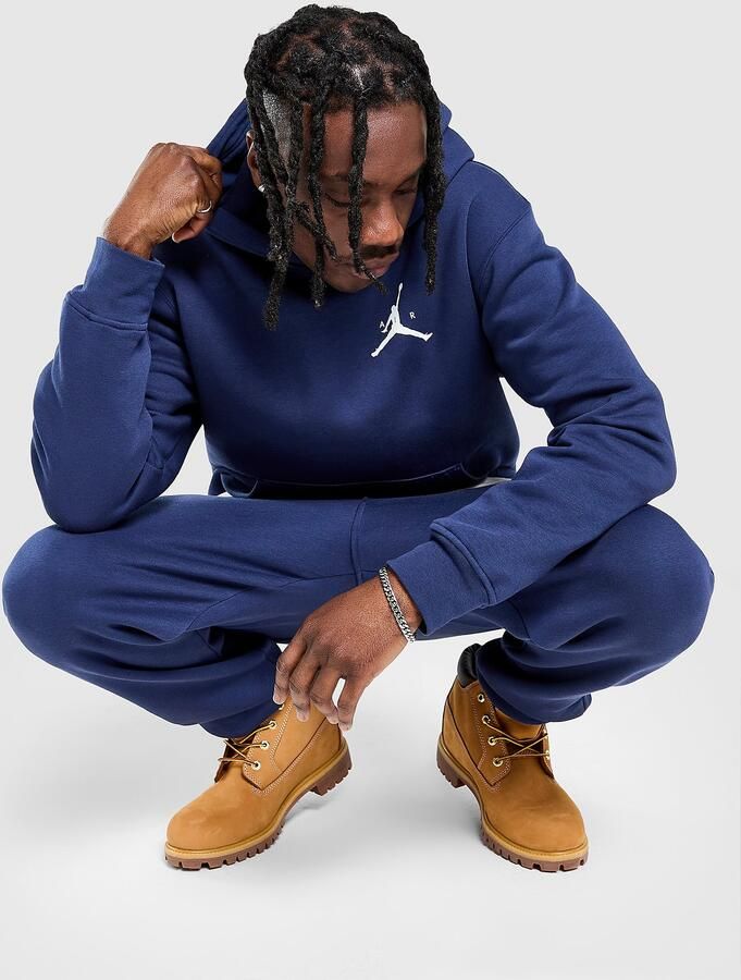 Jordan Air Fleece Hoodie Blauw- Heren Blauw