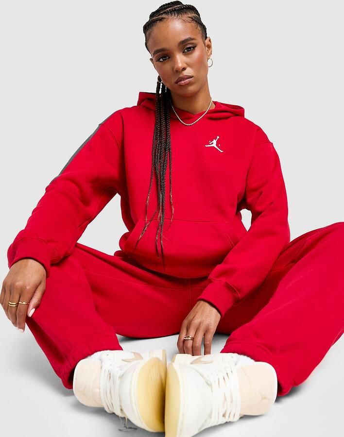 Jordan Air Hoodie Rood- Dames Rood