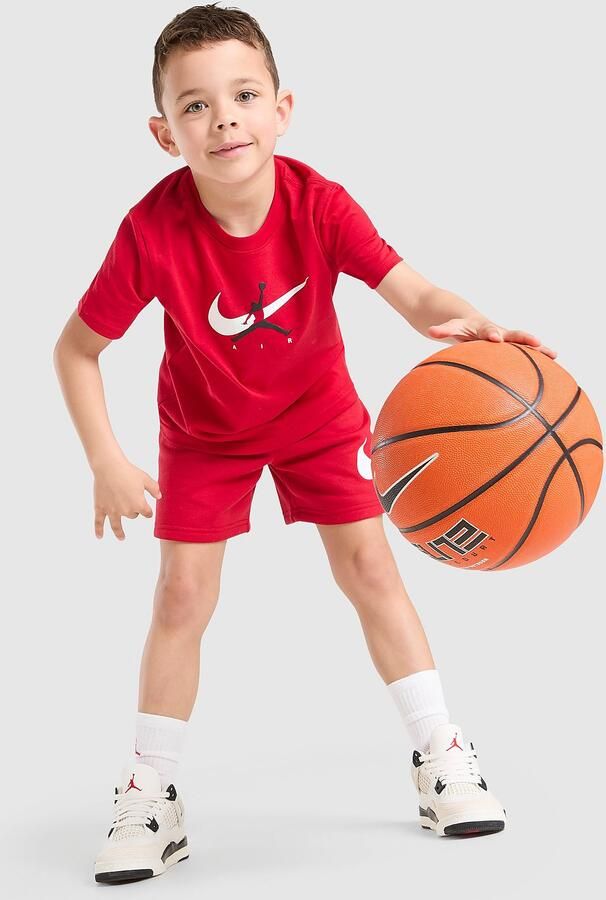 Jordan Beyond The Arc T-Shirt Shorts Set Children Rood