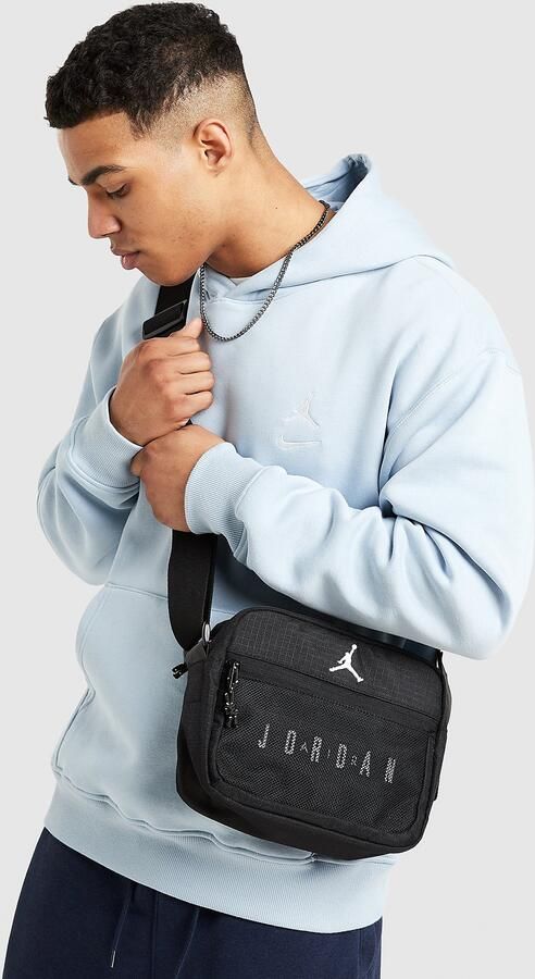 Jordan Blacktop Messenger Bag Zwart- Dames Zwart