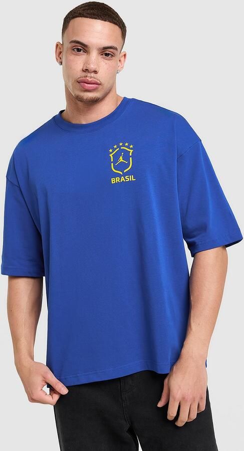 Jordan Brazil Graphic T-Shirt Blauw- Heren Blauw