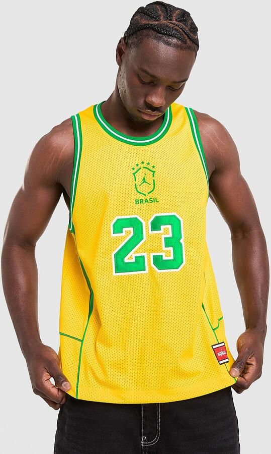 Jordan Brazil Jersey Geel- Heren Geel