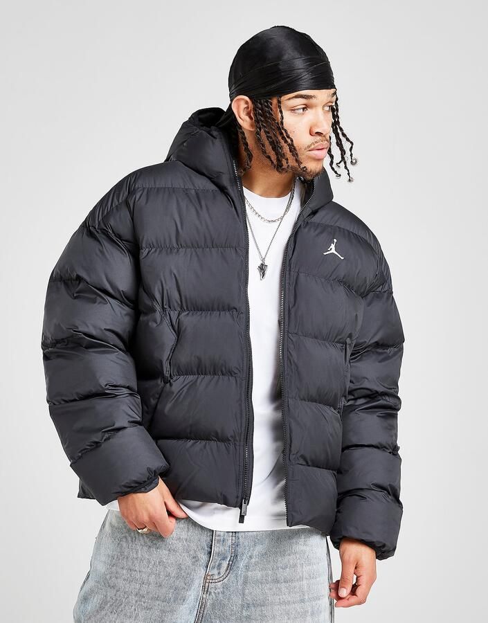 Jordan Brooklyn Draft Puffer Jacket Zwart- Heren Zwart