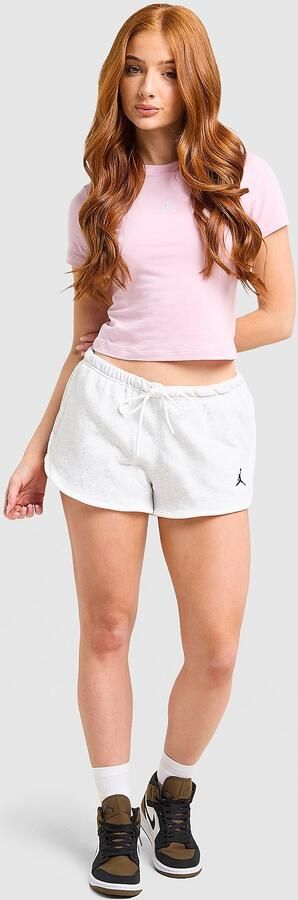 Jordan Brooklyn Fleece Shorts Grijs- Dames Grijs