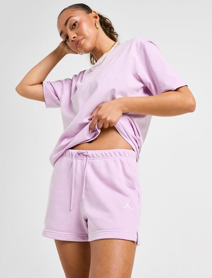 Jordan Brooklyn Fleece French Terry Short Women Sportshorts roze Maat XS Kleding - Foto 4