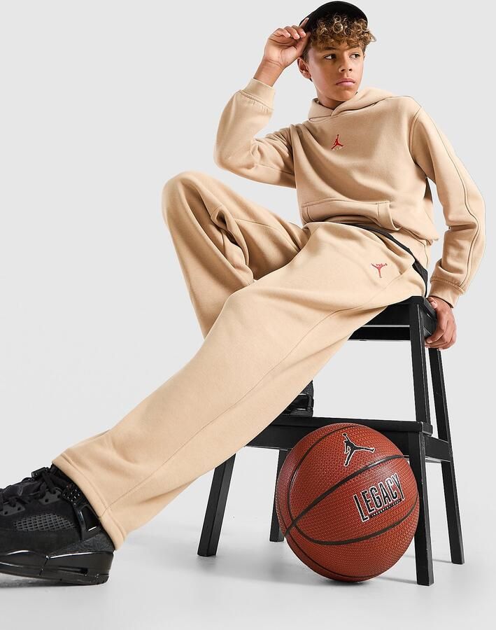 Jordan Brooklyn Open Hem Joggers Junior Beige Kind Beige