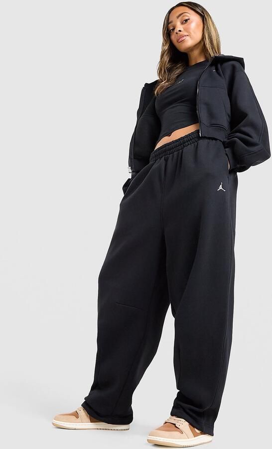 Jordan Brooklyn Wide Joggers Zwart- Dames Zwart