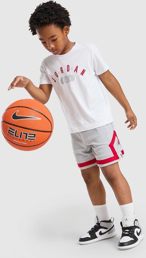 Jordan Diamond T-Shirt Shorts Children Wit