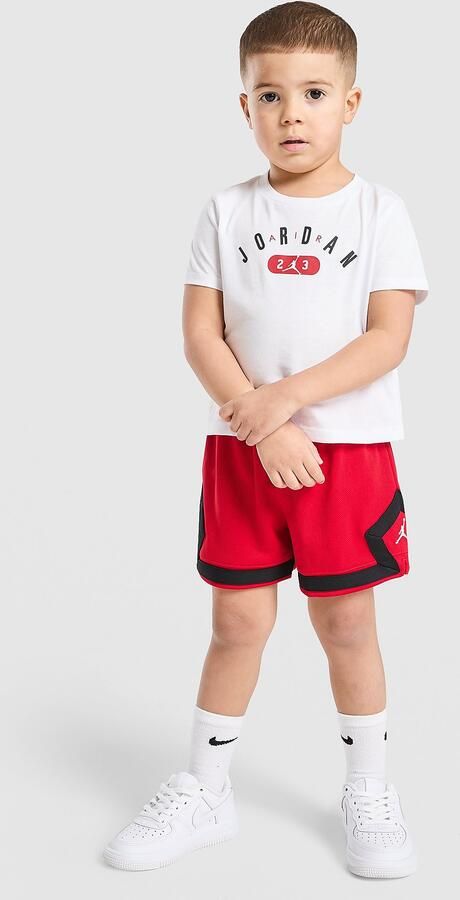 Jordan Diamond T-Shirt Shorts Set Infant Wit