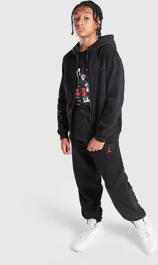 Jordan Fleece Ripstop Tracksuit Junior Zwart