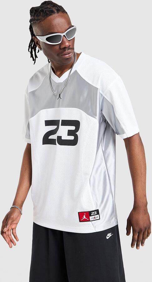 Jordan Flight Jersey Wit- Heren Wit