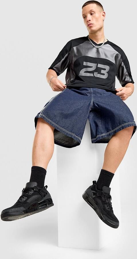 Jordan Flight Jersey Zwart- Heren Zwart