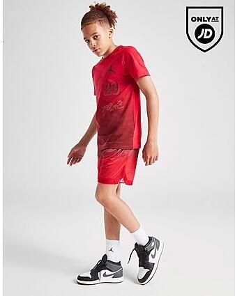Jordan Jump All Over Print Shorts Junior Red