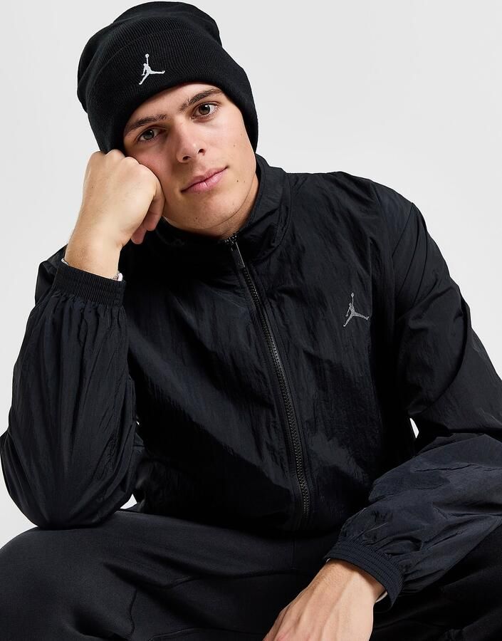 Jordan Peak Beanie Essential Unisex Mutsen zwart Maat ONE SIZE Accessoires - Foto 3