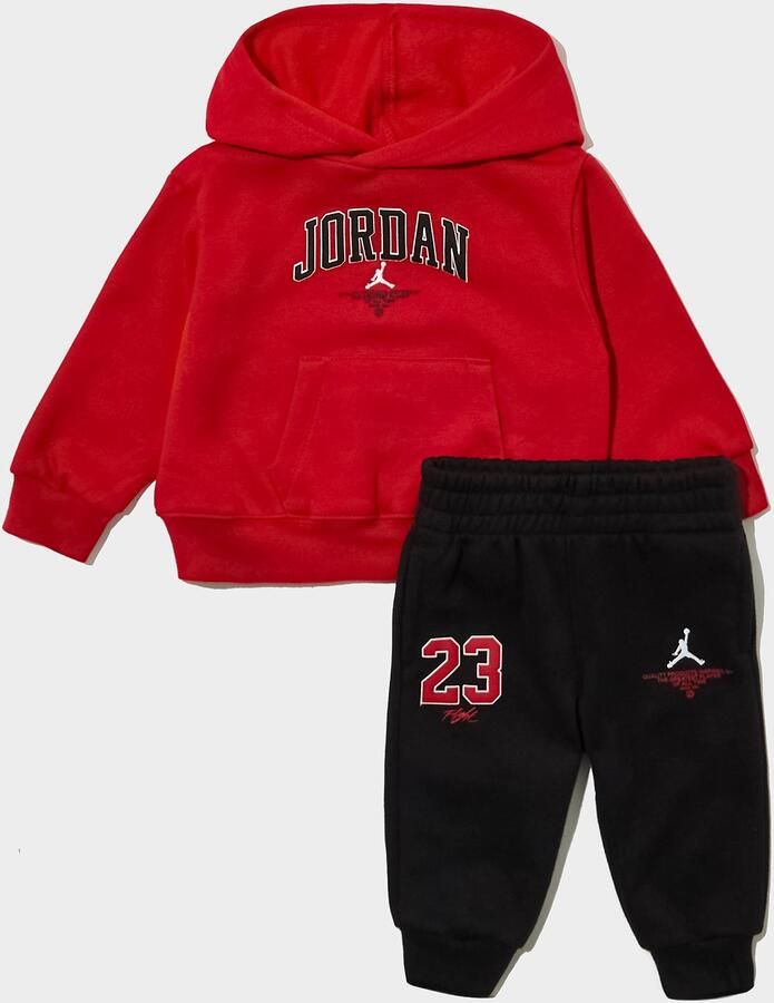 Jordan Jump Overhead Tracksuit Infant Rood Kind Rood