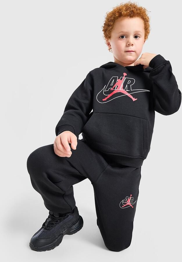 Jordan Jump Swoosh Overhead Tracksuit Children Zwart Kind Zwart