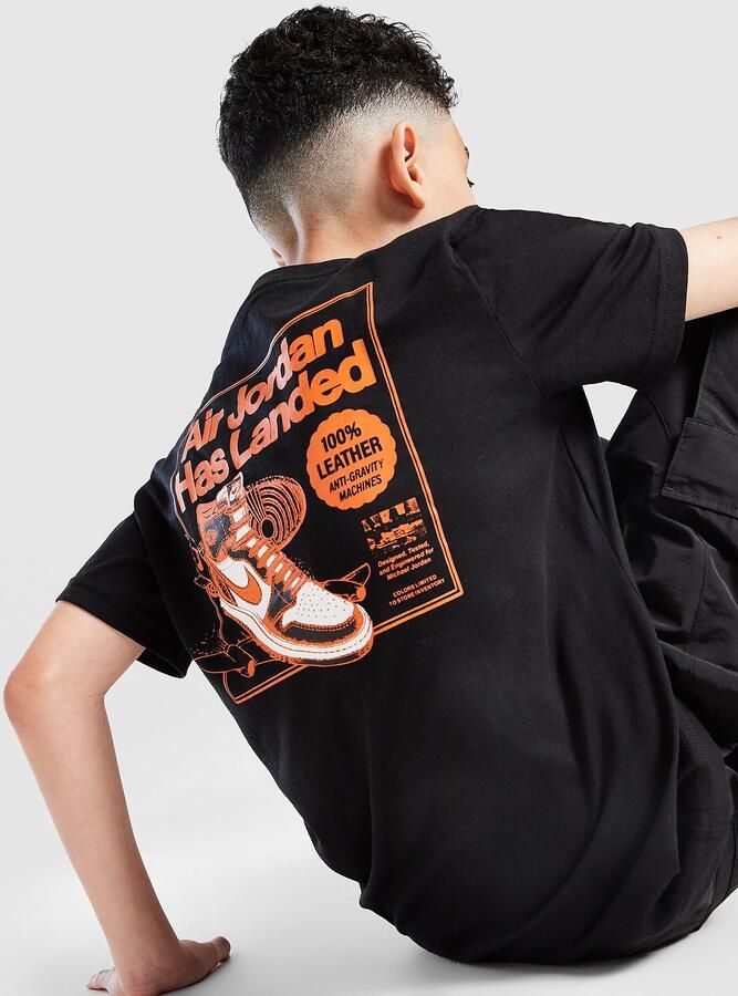 Jordan Landed T-Shirt Junior Zwart