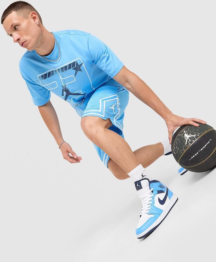 Jordan MEN'S DRI-FIT MESH DARK Blauw- Heren Blauw