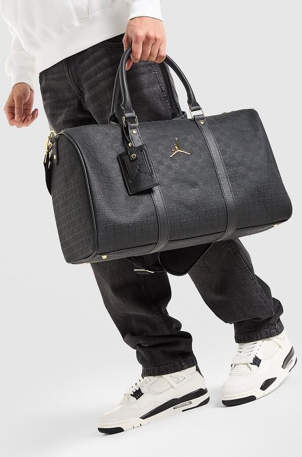 Jordan Monogram Duffle Bag Zwart- Dames Zwart