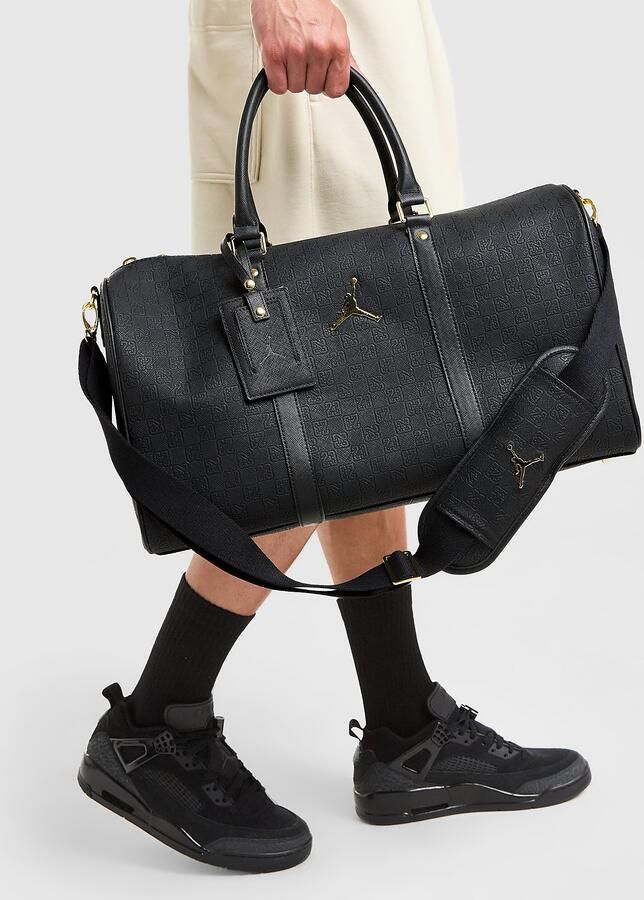 Jordan Monogram Duffle Bag Zwart- Dames Zwart