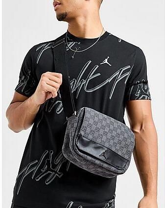 Jordan Monogram Messenger Bag Black