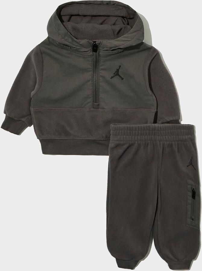 Jordan Polar Fleece Overhead Tracksuit Infant Grijs Kind Grijs