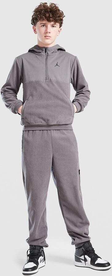 Jordan Polar Fleece Tracksuit Junior Grijs Kind Grijs