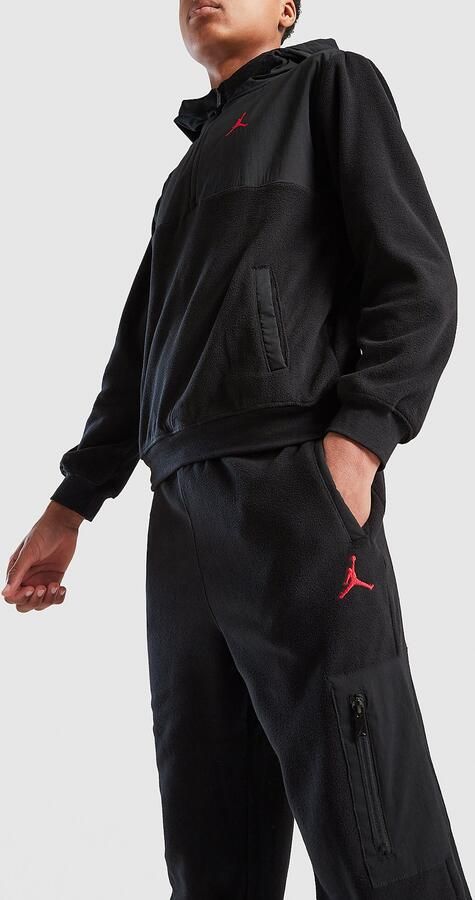 Jordan Polar Fleece Tracksuit Junior Zwart Kind Zwart