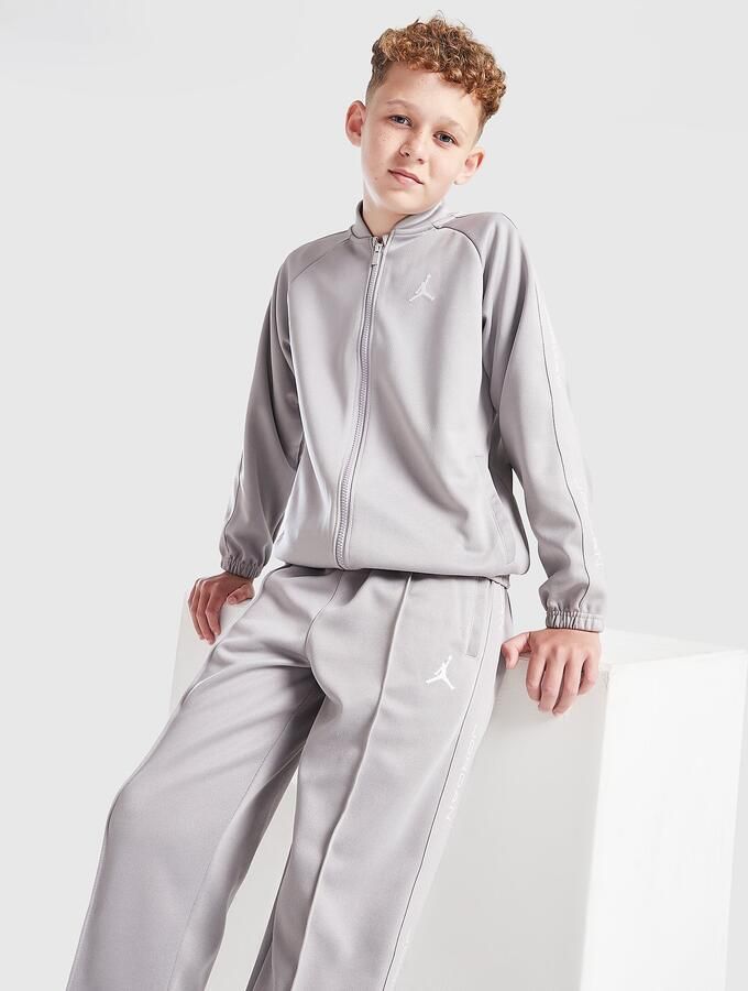 Jordan Poly Tracksuit Junior Grijs